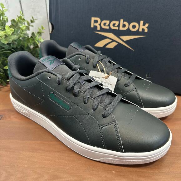 Reebok Court Clean Men's Green Sneakers Size 11 - Picture 2 of 8